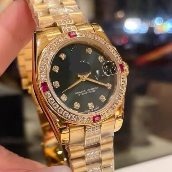 Gold Luxury Watch Day Date - Picture 1 of 7
